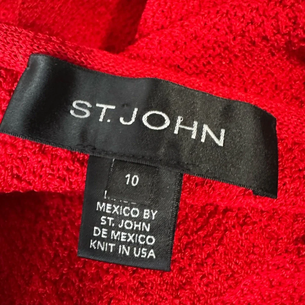 St. John vibrant red